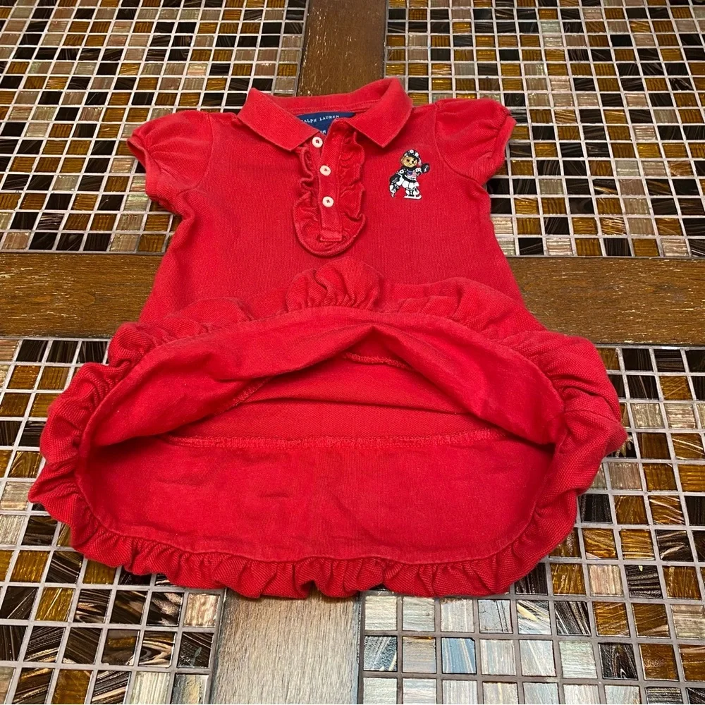 Ralph Lauren Bubble Pique Bear Dress